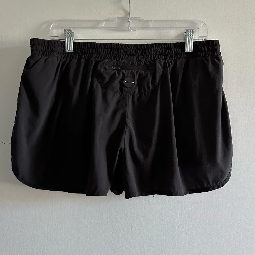 The Upside Black Athletic Lined Running Shorts size 8 EUC